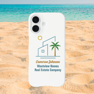 Coque Pour iPhone 16 Société immobilière de plage Realtor côtier person