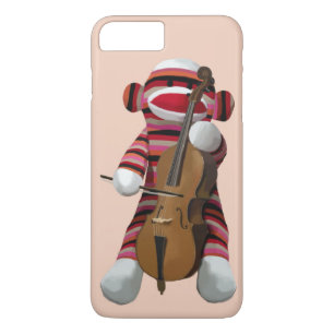 Coque iPhone 7 Plus Sock Monkey and Cello 2