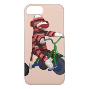 Coques Pour iPhone Sock Monkey Tricycle
