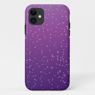 Coque iPhone 11 Soda de raisin avec minuscules bulles Art Arrière