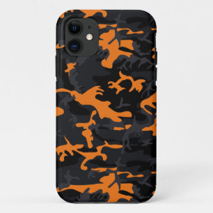 Case-Mate iPhone Case Soda Orange Camo Monocolore