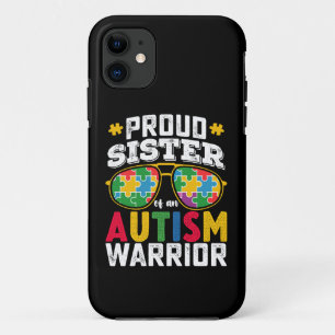 Case-Mate iPhone Case Sœur fière d'une famille de guerriers contre l'aut