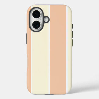 Coque Pour iPhone 16 Soft Color Vertical Stripe Pattern Design