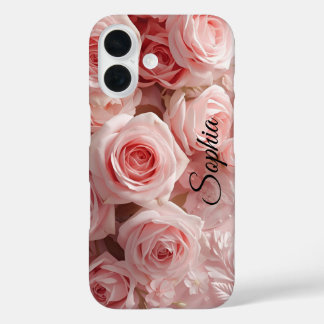 Coque Pour iPhone 16 Soft Rose Garden - Art Floral Élégant Imprimer