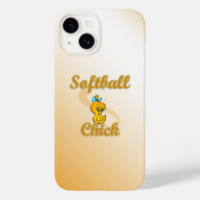 Coques Case-Mate iPhone Softball Chick (Verso)