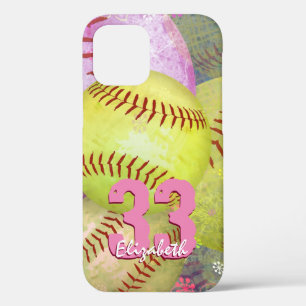 Coque iPhone 12 Pro Softball féminin
