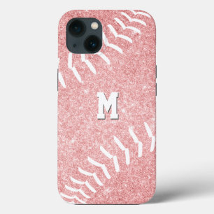 Case-Mate iPhone Case softball rose monogrammed de fille
