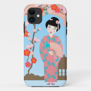 Coque iPhone 11 Soirée de Geisha girl