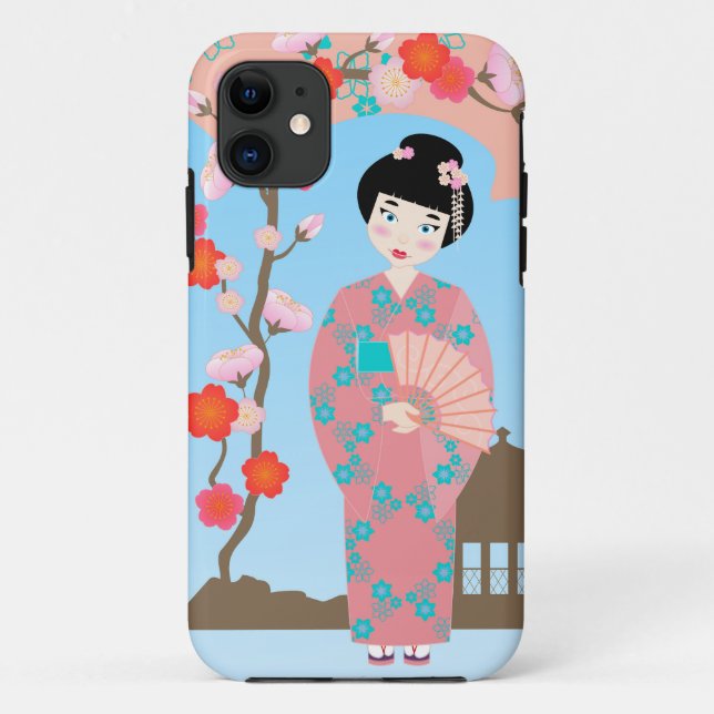 Coques Case-Mate iPhone Soirée de Geisha girl (Dos)