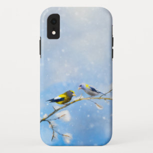 Case-Mate iPhone Case Soirée Grosbeak Peinture - Cute Original Chien Art