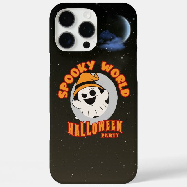Coques Case-Mate iPhone Soirée Halloween de Spooky World | (Verso)