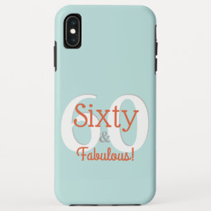 Coque Case-Mate Pour iPhone Soixante et fabuleux Joyeux 60e anniversaire Turqu