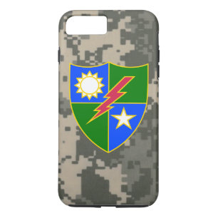 Coque iPhone 8 Plus/7 Plus soixante-quinzième Régiment de Rangers DUI "armée