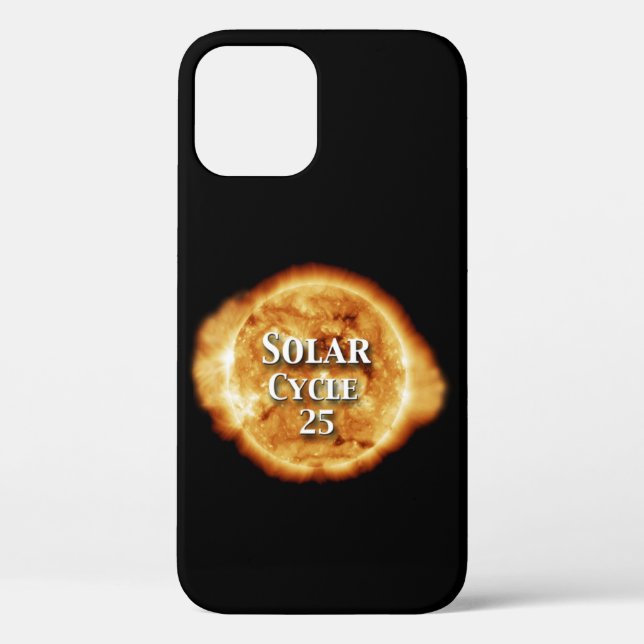 Coques Case-Mate iPhone Solaire Cycle 25 Soleil actif (Verso)