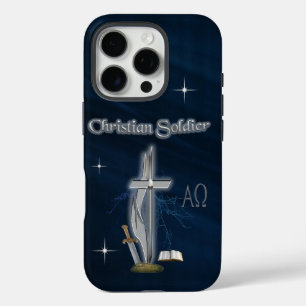 Coque iPhone 16 Pro Soldat Chrétien