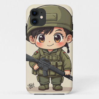 Case-Mate iPhone Case soldat Le soldat s'exprimait avec attention.