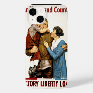 Coque Case-Mate iPhone Soldat patriotique vintage pour l'emprunt de la li