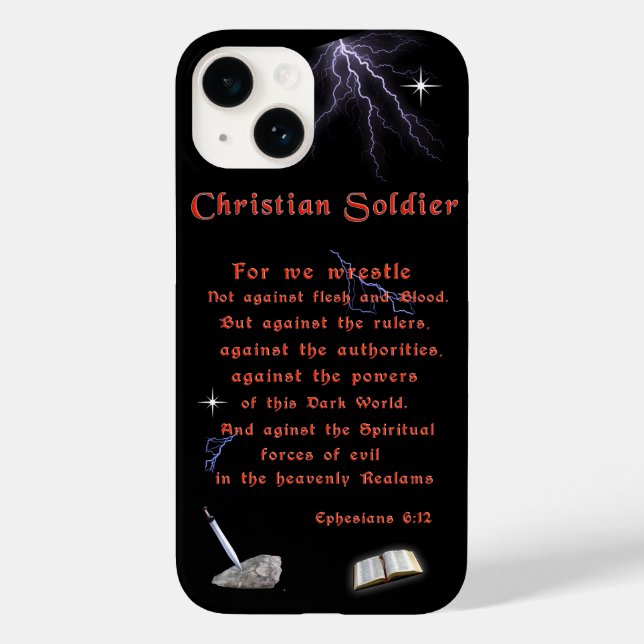 Coques Case-Mate iPhone Soldats chrétiens (Verso)