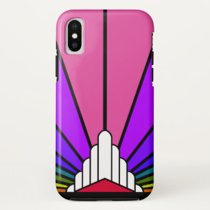 Case-Mate iPhone Case Soleil Art déco en arc-en-ciel