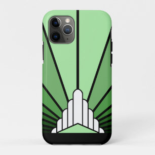 Case-Mate iPhone Case Soleil Art déco en vert