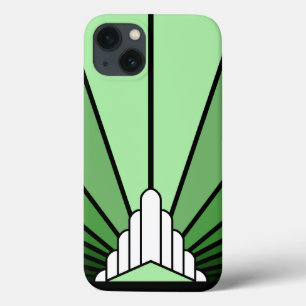 Case-Mate iPhone Case Soleil Art déco en vert