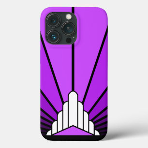 Case-Mate iPhone Case Soleil Art déco en violet
