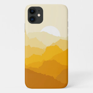 Case-Mate iPhone Case Soleil de montagne jaune et orange