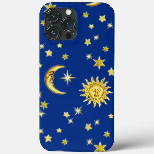 Coques Case-Mate iPhone Soleil, Lune et étoiles (Verso)
