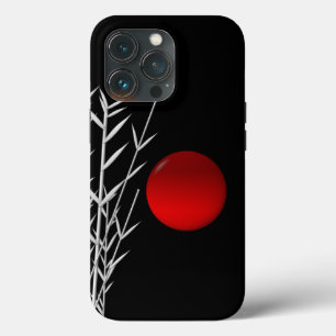 Case-Mate iPhone Case Soleil rouge noir blanc zen