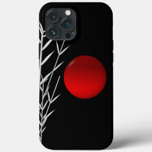 Case-Mate iPhone Case Soleil rouge noir blanc zen