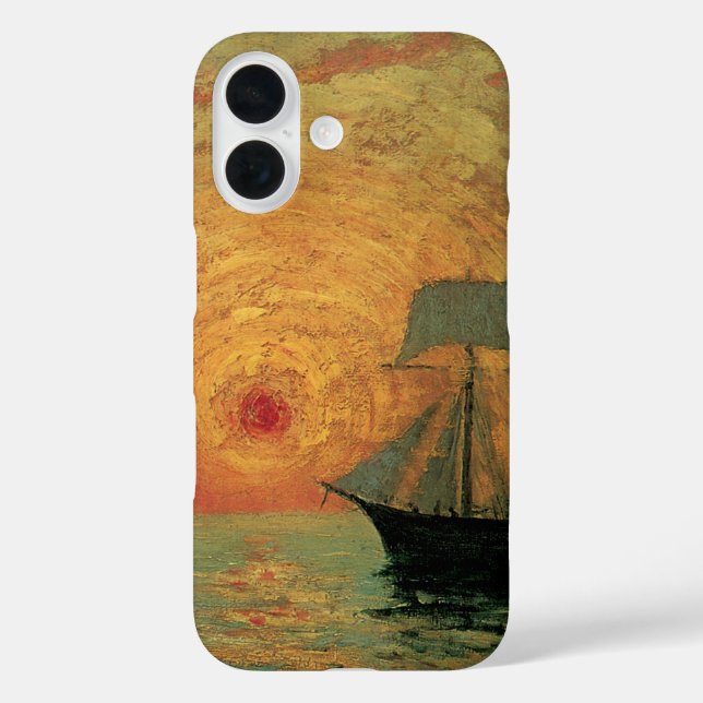 Coques Case-Mate iPhone Soleil rouge par Maxime Maufra, impressionnisme Vi (Verso)
