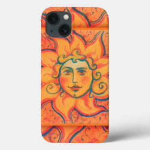Etui iPhone Case-Mate Soleil souriant, Art Imaginaire Fairytale, Jaune o