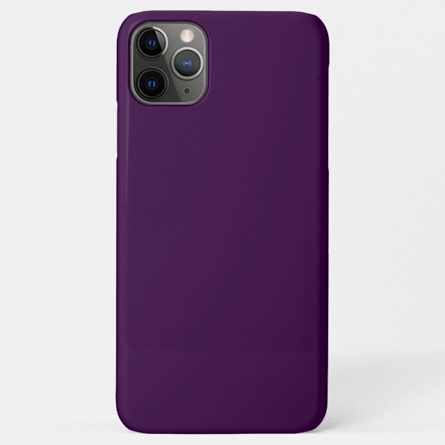 Coques Case-Mate iPhone Solid deep purple dark (Dos)