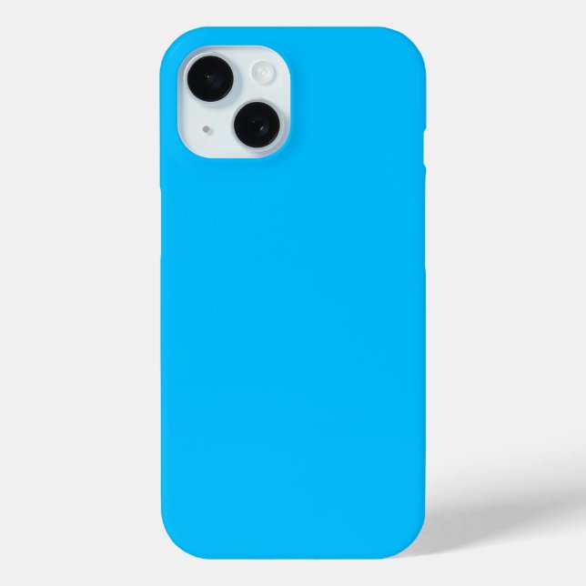 Coques Case-Mate iPhone Solide Deep Sky Blue Moderne (Verso)