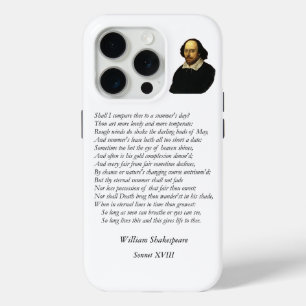 Coque Case-Mate iPhone Sonnet # 18 par William Shakespeare