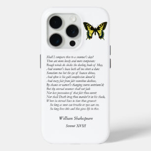 Coque Case-Mate iPhone Sonnet # 18 par William Shakespeare