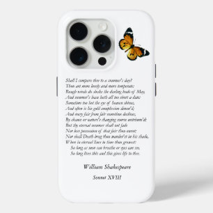 Coque Case-Mate iPhone Sonnet # 18 par William Shakespeare