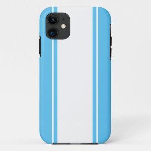 Case-Mate iPhone Case Sophistiqué Ciel clair Bleu Blancs de course rayur