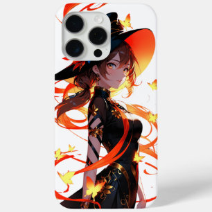 Coque Case-Mate iPhone 🔥 Sorcière Anime & Papillons de Feu 🦋