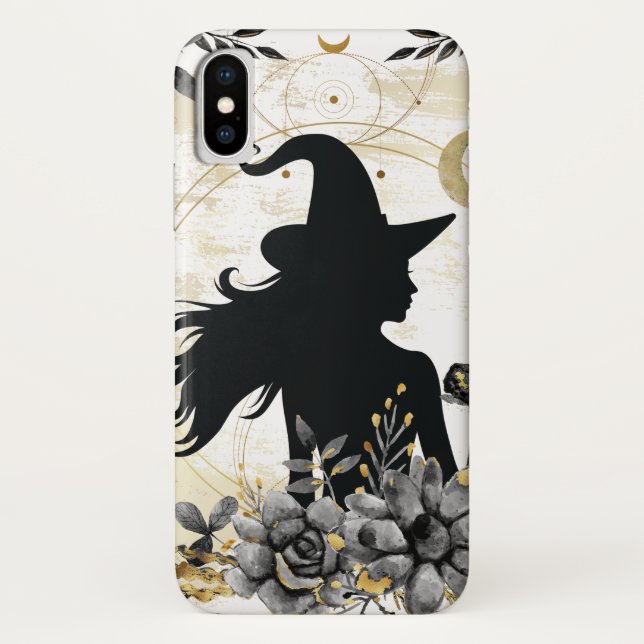 Coques Case-Mate iPhone Sorcière contemporaine d'Halloween 3 (Dos)