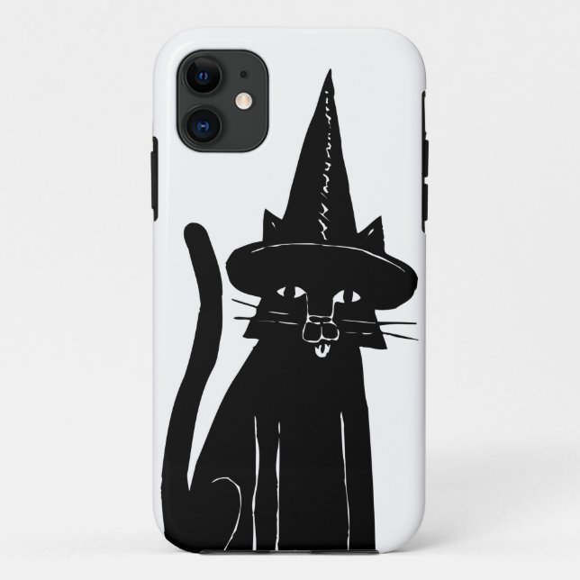 Coques Case-Mate iPhone Sorcière de chat (Dos)