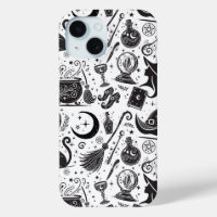 Sorcière Magique Fantaisiste Wiccanne Païenne Noir