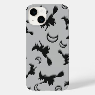 Coque Case-Mate iPhone Sorcière volante entre la moitié de la lune à Hall