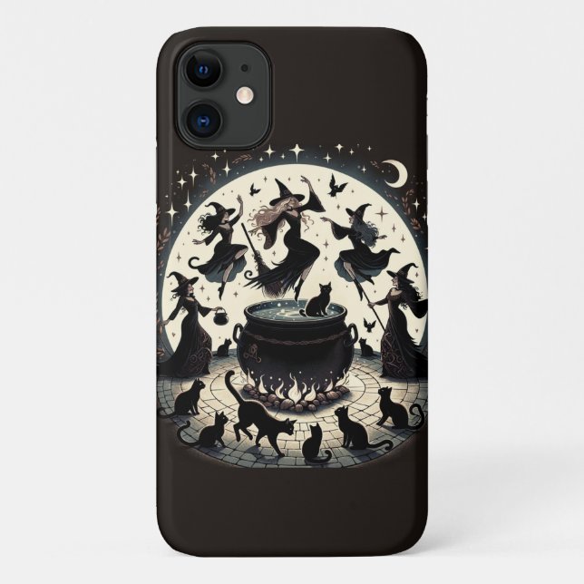Coques Case-Mate iPhone Sorcières Dans : Rassemblement de la Forêt Enchant (Dos)