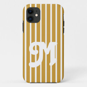 Coque iPhone 11 Soudan Brown Safari Stripe