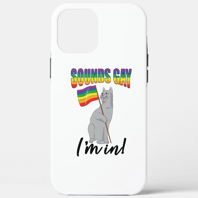 Coques Case-Mate iPhone Sounds Gay I'm (Verso)