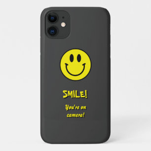 Coque iPhone 11 Souriez ! Tu es filmé !