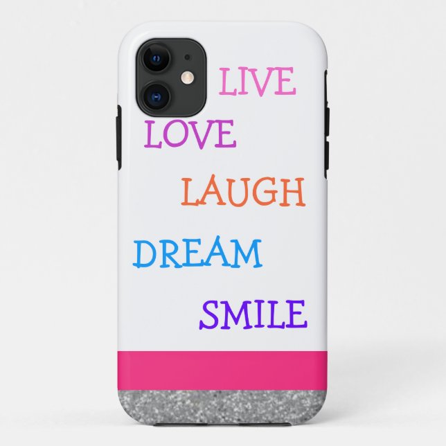 Coques Case-Mate iPhone Sourire vivant de rêve de rire d'amour (Dos)