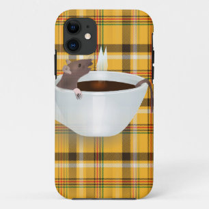 Coque iPhone 11 souris à café