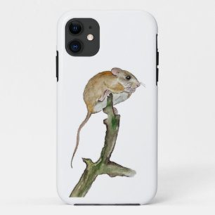 Case-Mate iPhone Case Souris aquarelle réaliste dans l'arbre